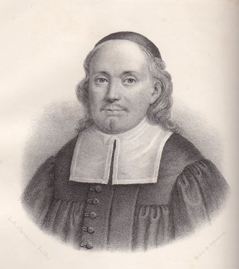 Paul Gerhardt, Portrait from Beckmans Psalmhistoria, 1845, following page 505.